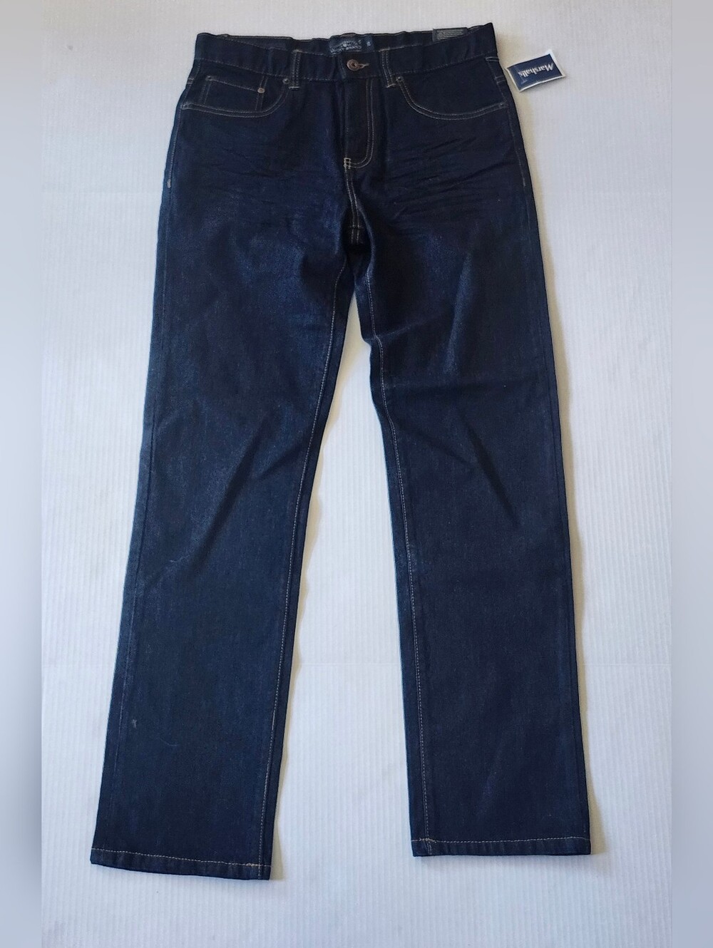 Lucky Brand Classic Straight Dark Wash Jeans Waist Size 20 High Rise Stretch